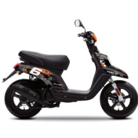 Graphic Kit Yamaha BWs / Booster after 2004 Stage6 orange / black
