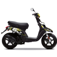 Graphic Kit Yamaha BWs / Booster after 2004 Stage6 yellow / black