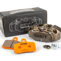 Étrier De Frein Stage6 R/T MK2 - 4 Pistons - Noir - Neuf En Emballage D'origine