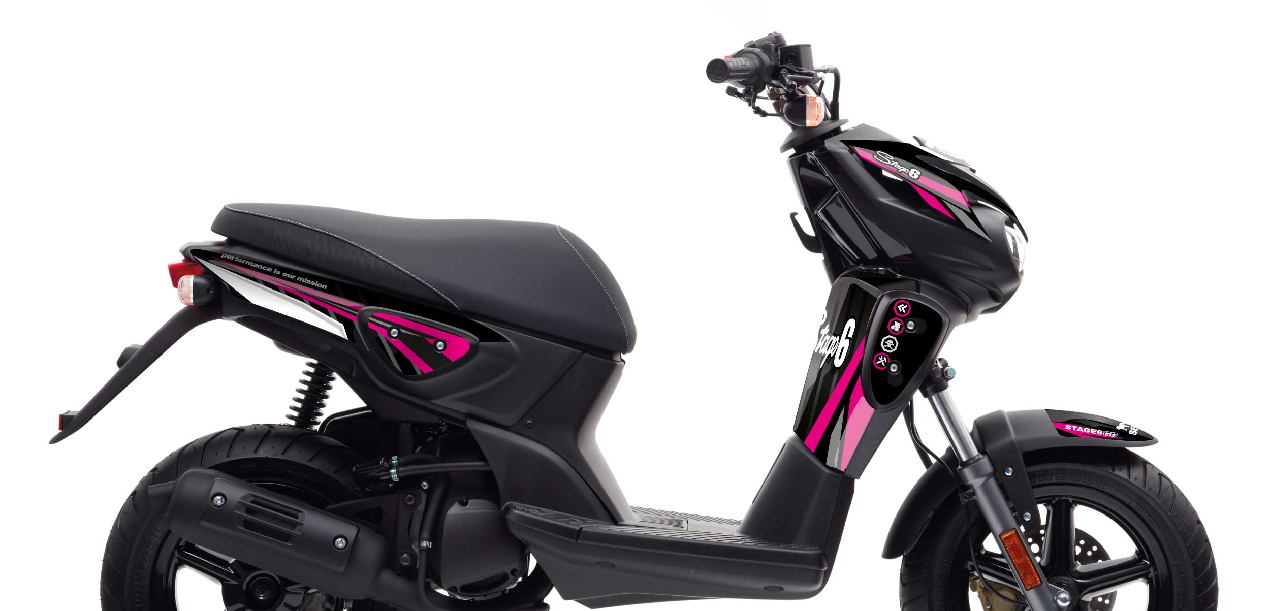 Kit déco MBK Stunt Stage6 Rose