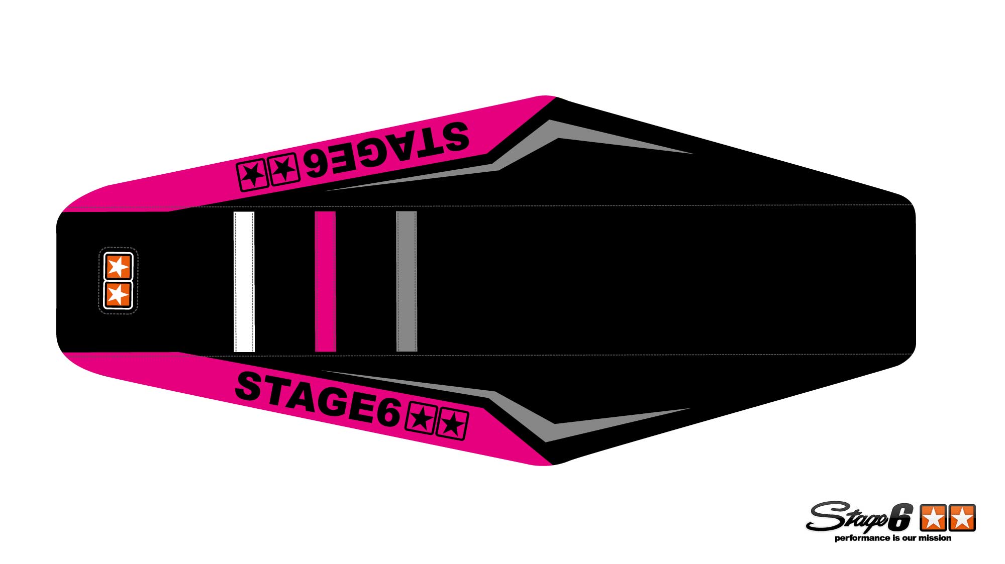 Sitzbezug Derbi X-Treme 2011 - 2017 Stage6 Full Covering Pink