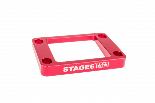 Membranblockspacer 5° Neigung AM6 / Derbi Stage6 Rot