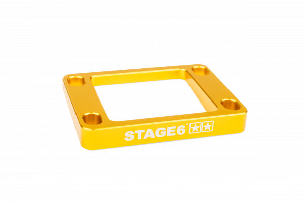 Membranblockspacer 5° Neigung AM6 / Derbi Stage6 Gelb