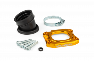 Pipe Stage6 360° AM6 / Derbi Or - PWK 30 à 34mm