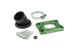 Intake Manifold Stage6 360° AM6 / Derbi green for CP Evolution
