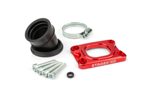 Pipe Stage6 360° AM6 / Derbi Rouge - PWK 19 à 28mm