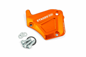 Oil Pump Cover Derbi Stage6 Alu orange