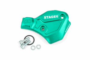Carter obturateur de pompe à huile AM6 Stage6 Alu Turquoise