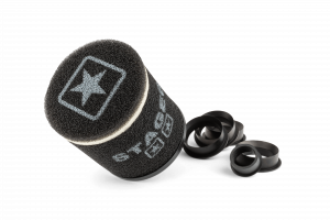 Racingluftfilter Stage6 Double Layer KLEIN AW 28-55mm Schwarz