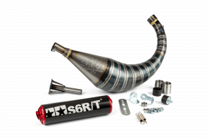 Pot d'échappement Stage6 R/T 70 - 80 AM6 Noir / Rouge