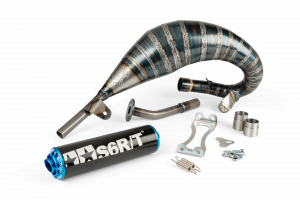 Pot d'échappement Stage6 R/T 70 - 80 Beta RR avant 2021 Noir / Bleu