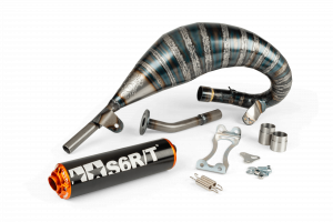 Pot d'échappement Stage6 R/T 70 - 80 Beta RR avant 2021 Noir / Orange