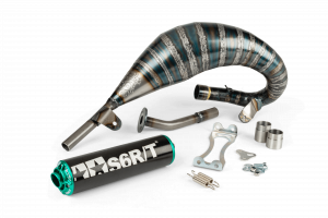 Pot d'échappement Stage6 R/T 70 - 80 Beta RR avant 2021 Noir / Turquoise