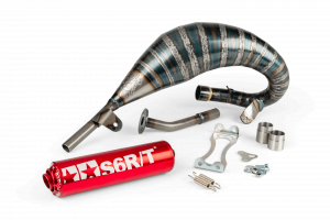 Pot d'échappement Stage6 R/T 70 - 80 Beta RR avant 2021 Rouge