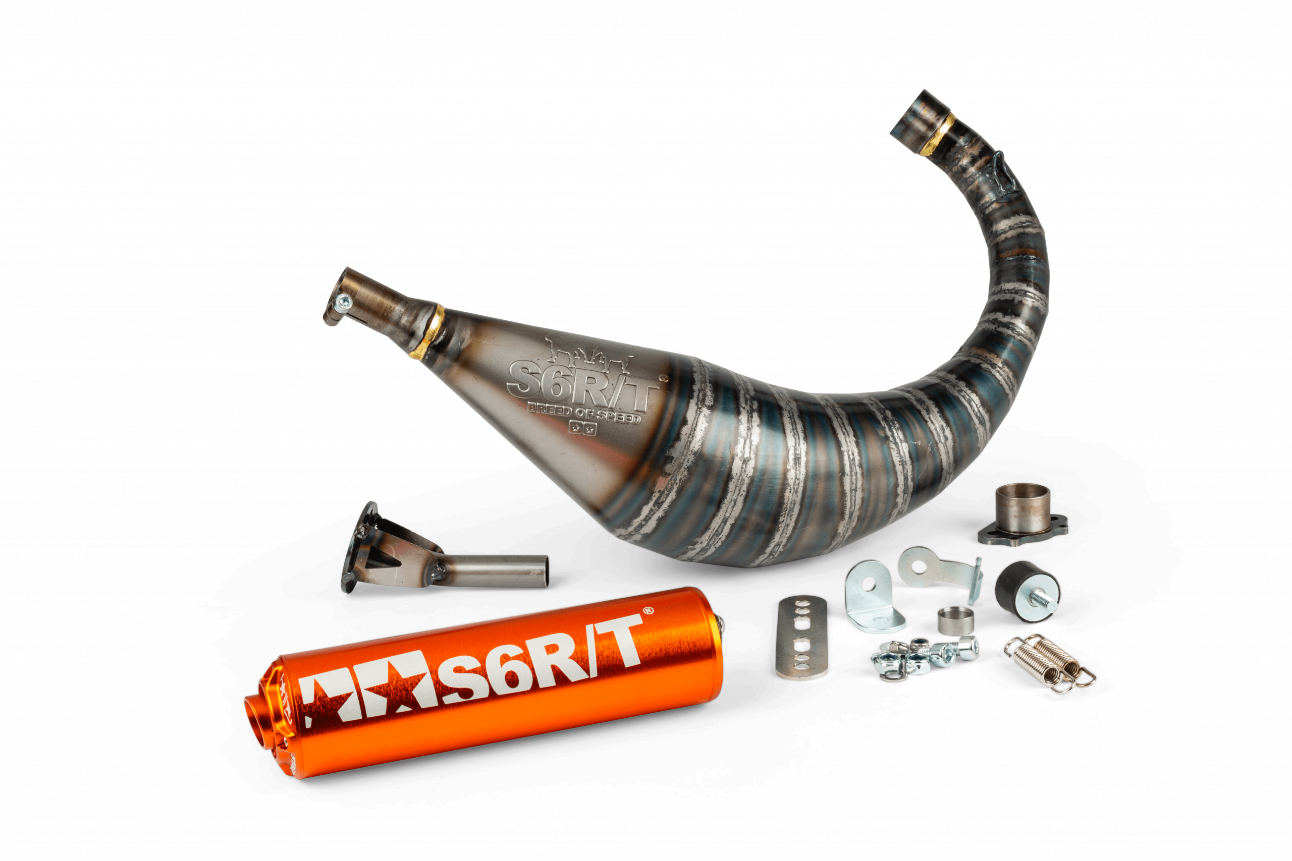 Pot d'échappement Stage6 R/T 70 - 80 Derbi Orange
