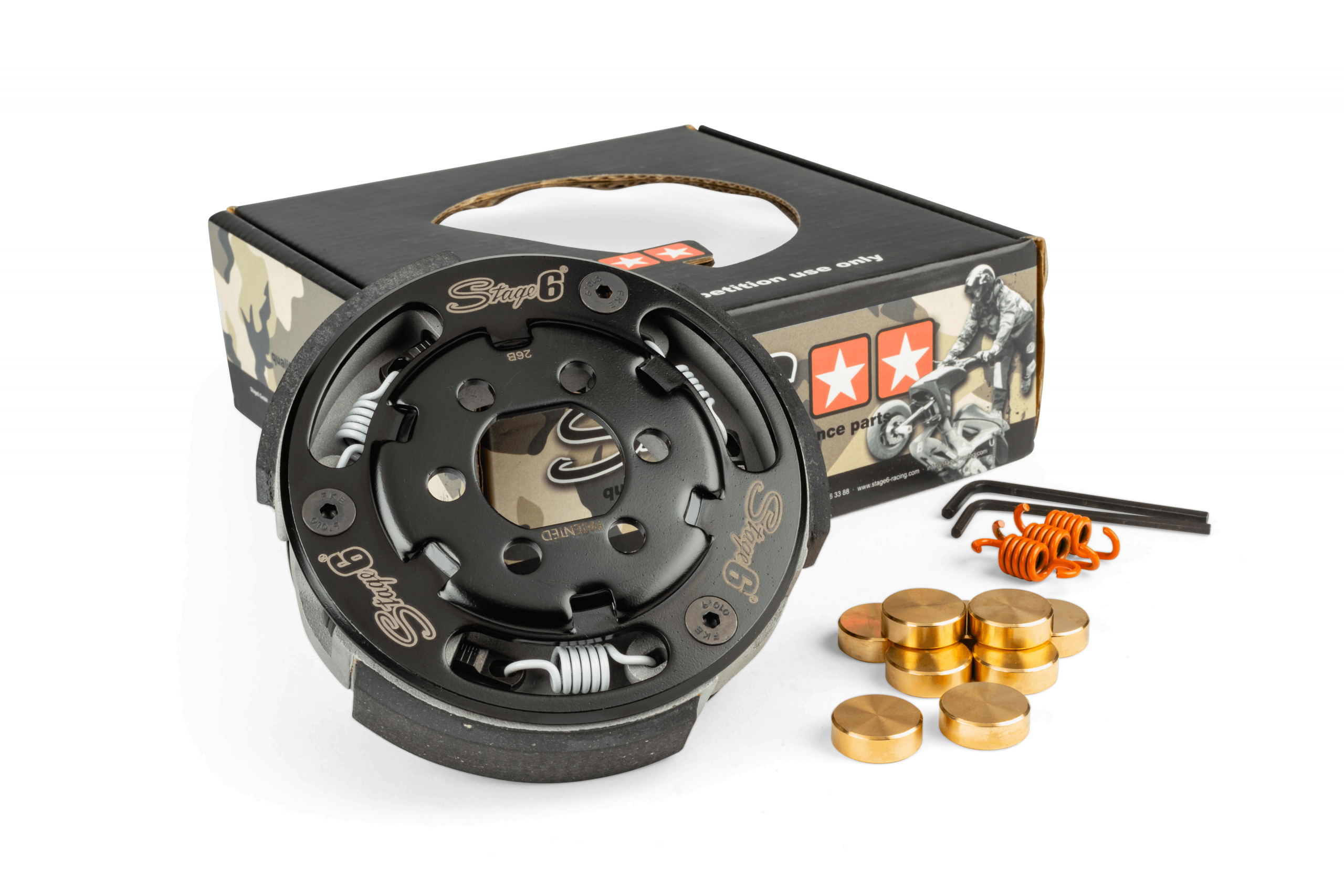 Embrayage Stage6 Torque Control MK2 112mm MBK Booster 100 et Scooter Chinois