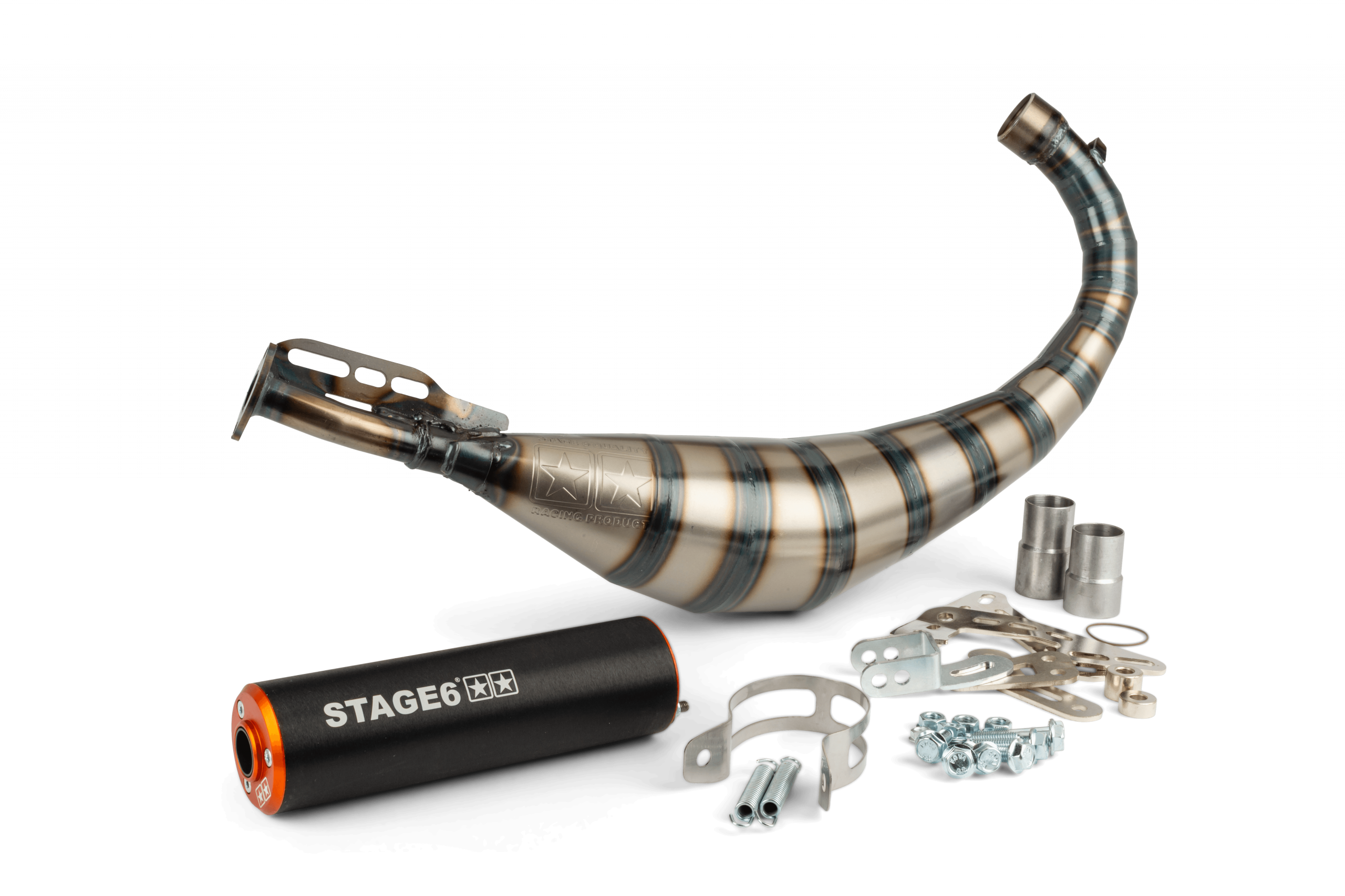 Exhaust Stage6 Streetrace 80 - 90 AM6 Orange / Black