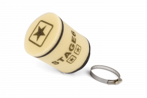 Filtre à air Stage6 Racing rond d.70mm Blanc
