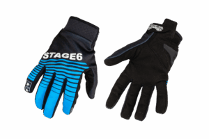 Motorrad Handschuhe Stage6 Street Pure Blau / Schwarz