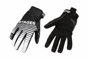 Motorrad Handschuhe Stage6 Street Pure Weiß / Schwarz
