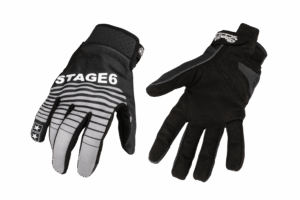 Motorrad Handschuhe Stage6 Street Pure Schwarz / Grau