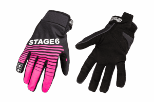 Motorrad Handschuhe Stage6 Street Pure Pink / Schwarz