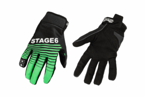 Motorrad Handschuhe Stage6 Street Pure Grün / Schwarz