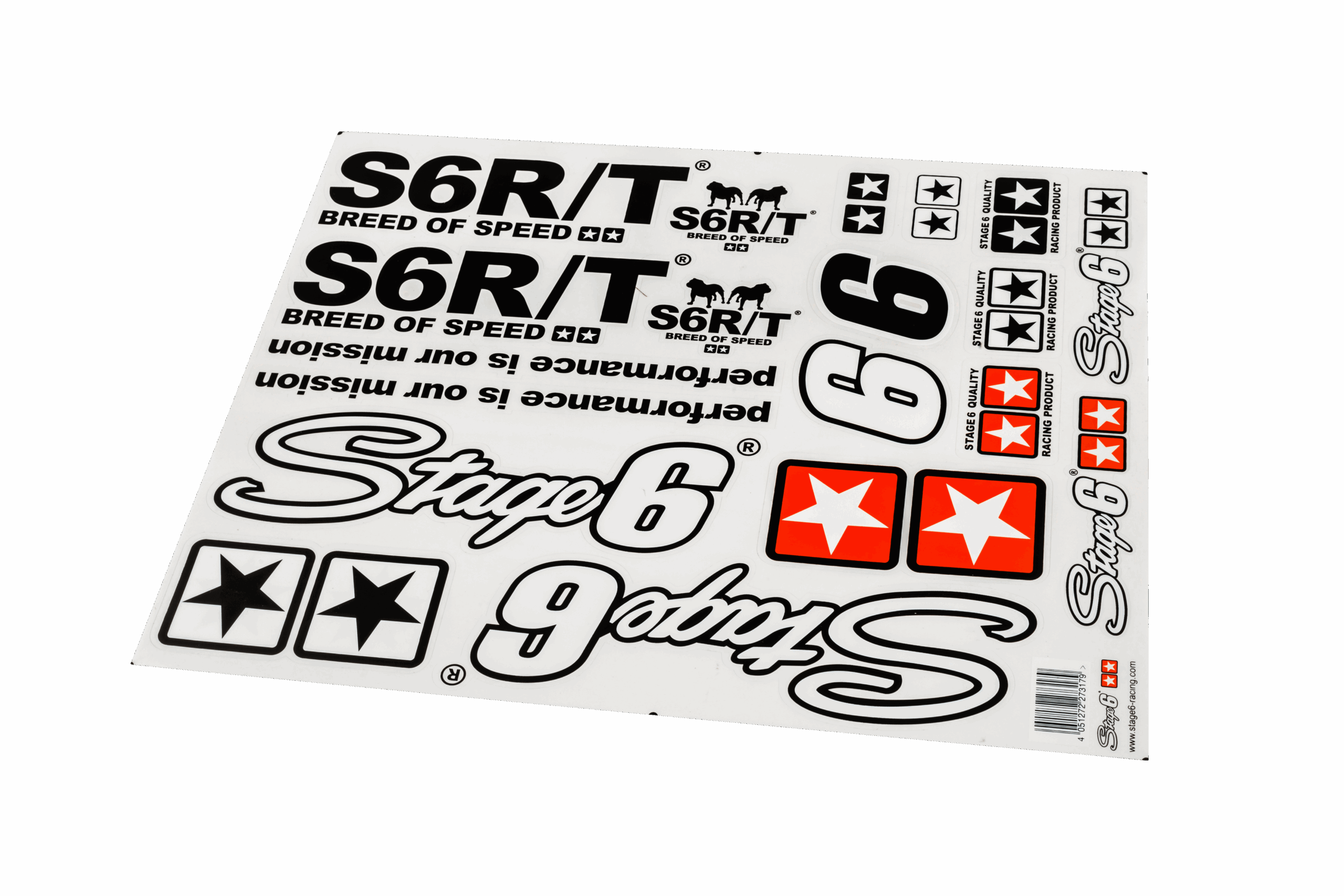 Sticker Sheet Stage6 A2 MK2 black