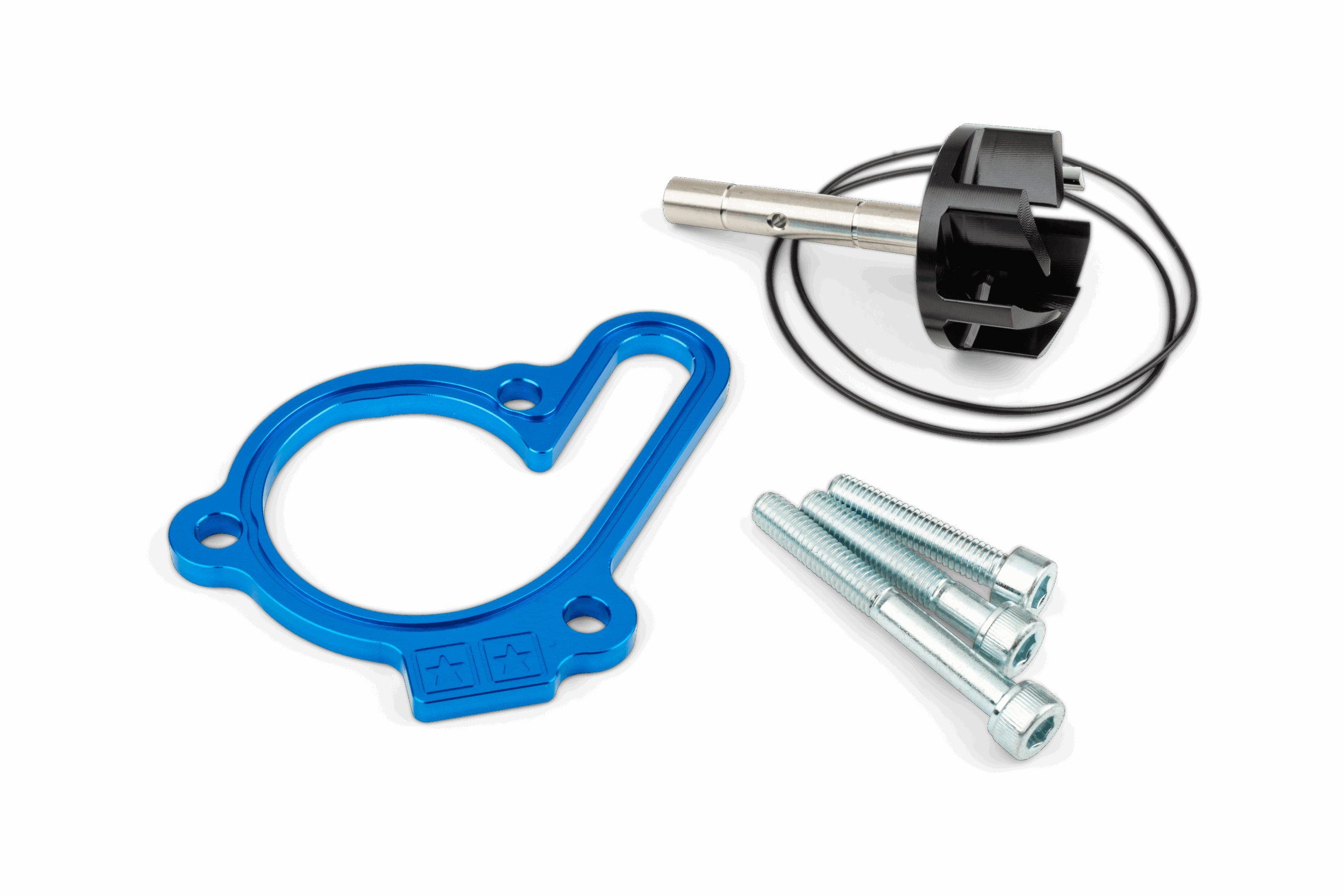 Wasserpumpe High Flow Stage6 Blau Derbi Euro 3 / Euro 4