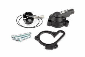 Wasserpumpe High Flow inkl. Deckel Stage6 R/T Schwarz Derbi Euro 3 / Euro 4