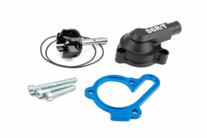 Wasserpumpe High Flow inkl. Deckel Stage6 R/T Blau Derbi Euro 3 / Euro 4