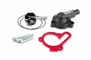 Wasserpumpe High Flow inkl. Deckel Stage6 R/T Rot Derbi Euro 3 / Euro 4