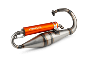 Auspuff Stage6 Pro Replica MK2 Orange Peugeot Speedfight 1 und 2