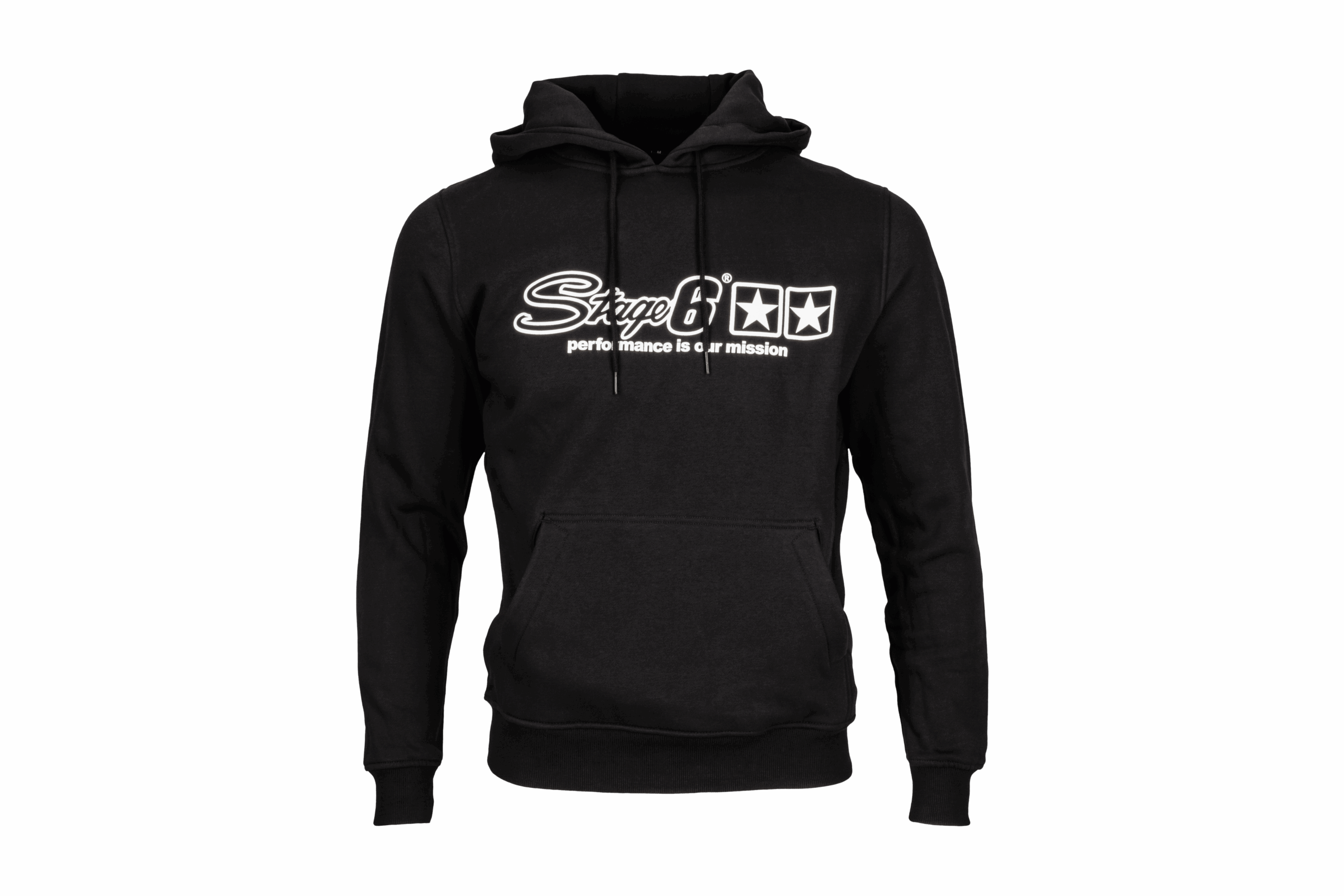 Hoody Stage6 unzipped black