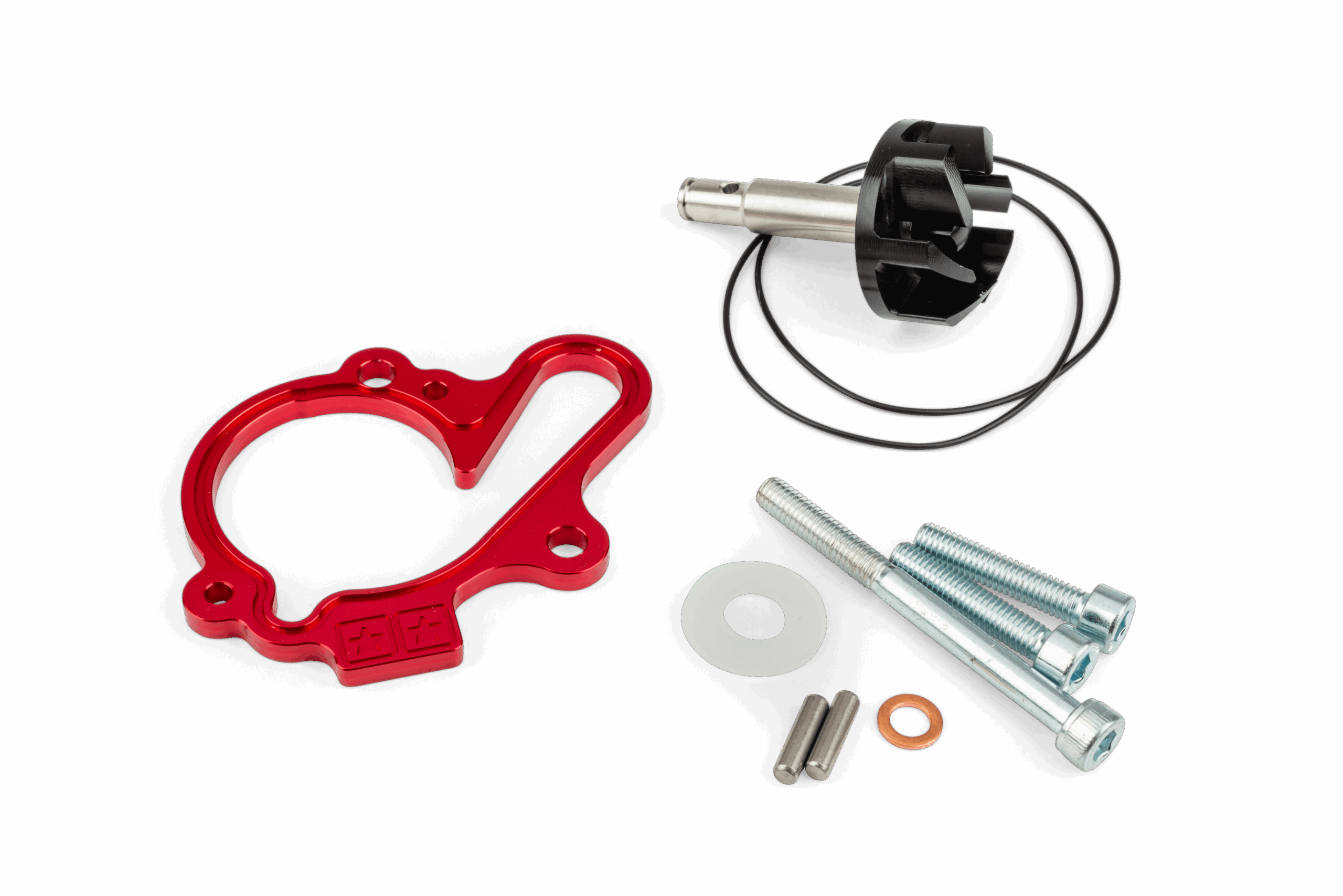 Wasserpumpe High Flow Stage6 Rot AM6