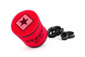 Racingluftfilter Stage6 Double Layer KLEIN AW 28-55mm Rot