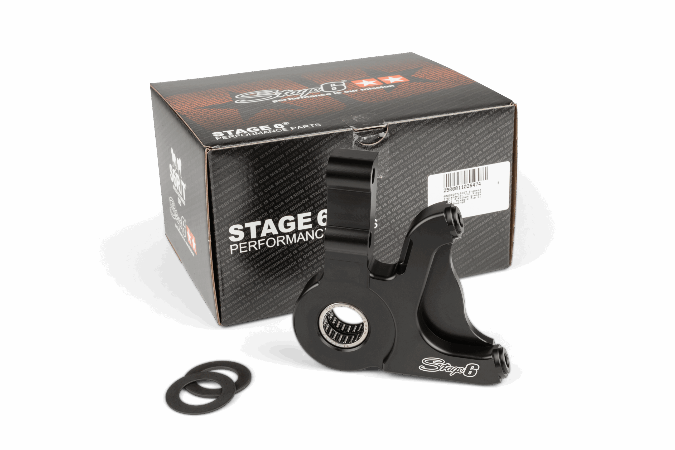 Brake Caliper Adapter Stage6 R/T 4 piston Piaggio Zip SP