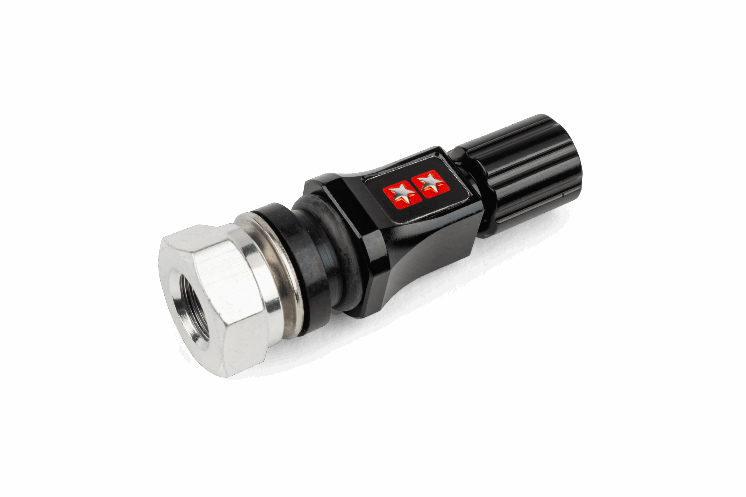 Tire Valve Stage6 CNC straight black