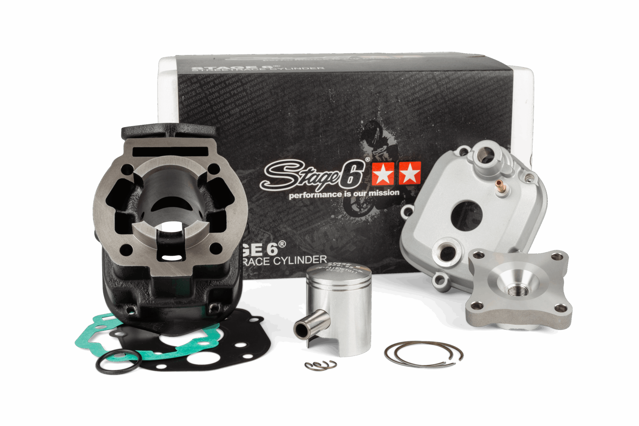 Cylinder Kit Stage6 Streetrace 50cc Derbi Euro 3 / 4