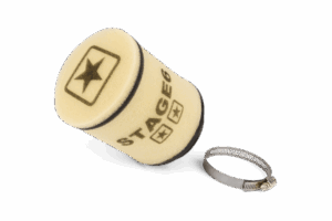 Racing Air Filter Stage6 Double-Layer small round 70mm white