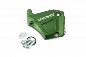 Ölpumpendeckel Derbi Stage6 Alu grün