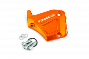 Ölpumpendeckel Derbi Stage6 Alu orange