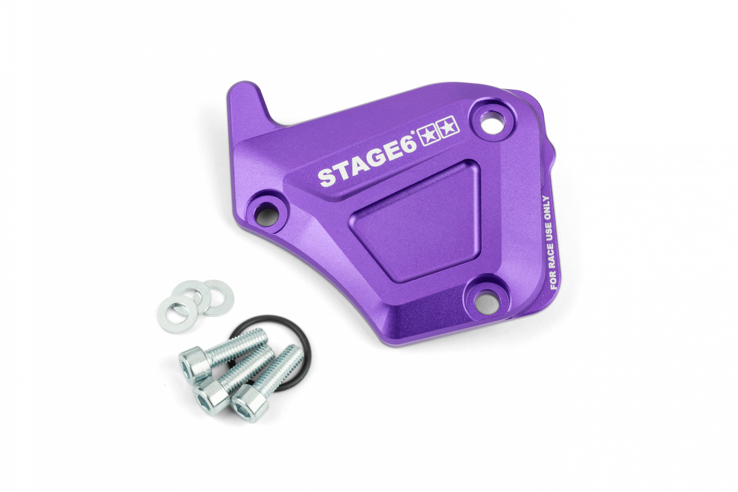 Ölpumpendeckel Derbi Stage6 Alu lila