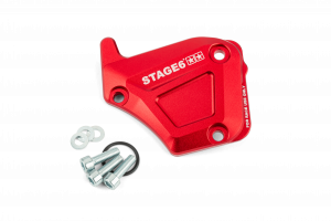 Ölpumpendeckel Derbi Stage6 Alu rot