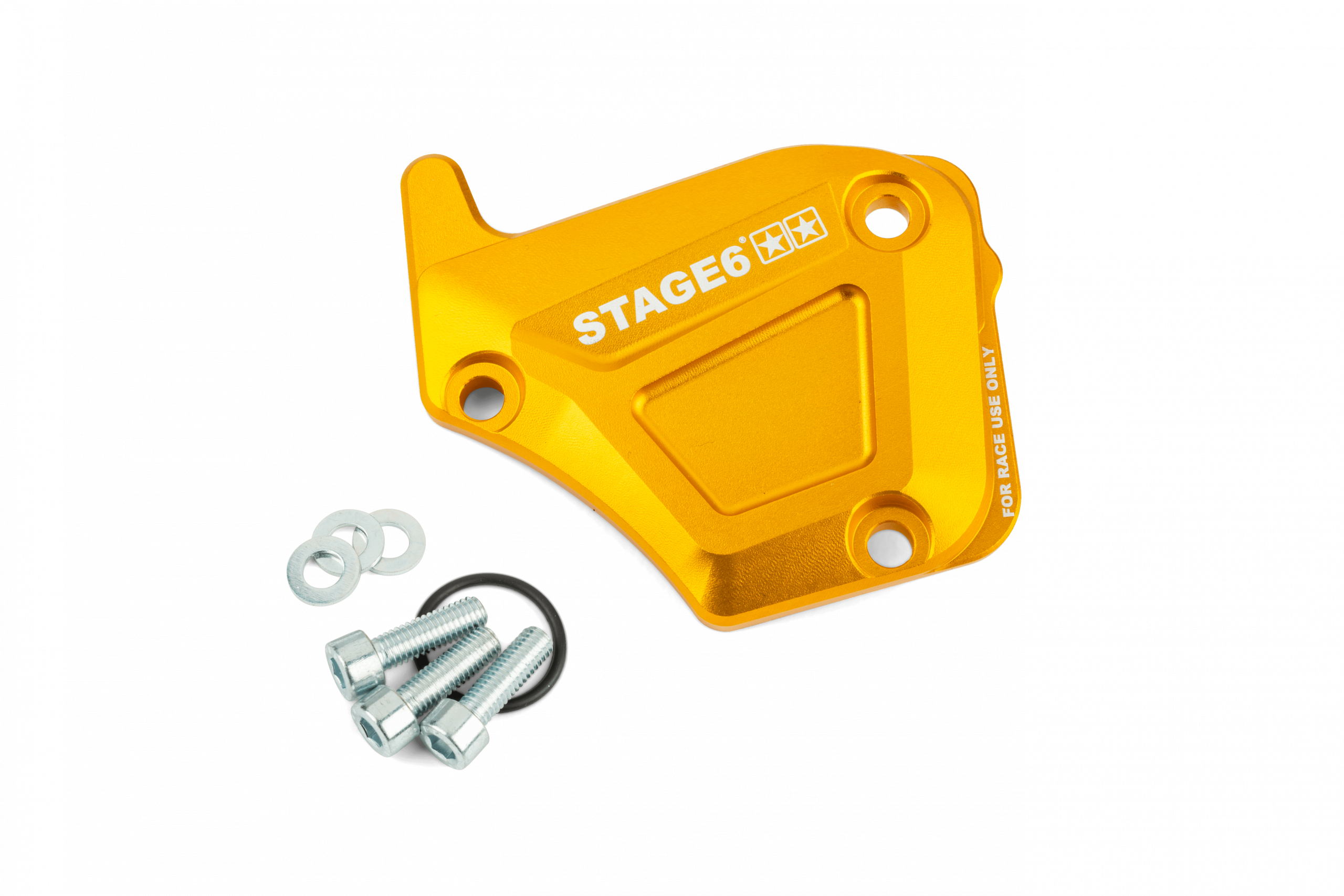 Ölpumpendeckel Derbi Stage6 Alu gold