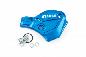 Carter obturateur de pompe à huile AM6 Stage6 Alu Bleu
