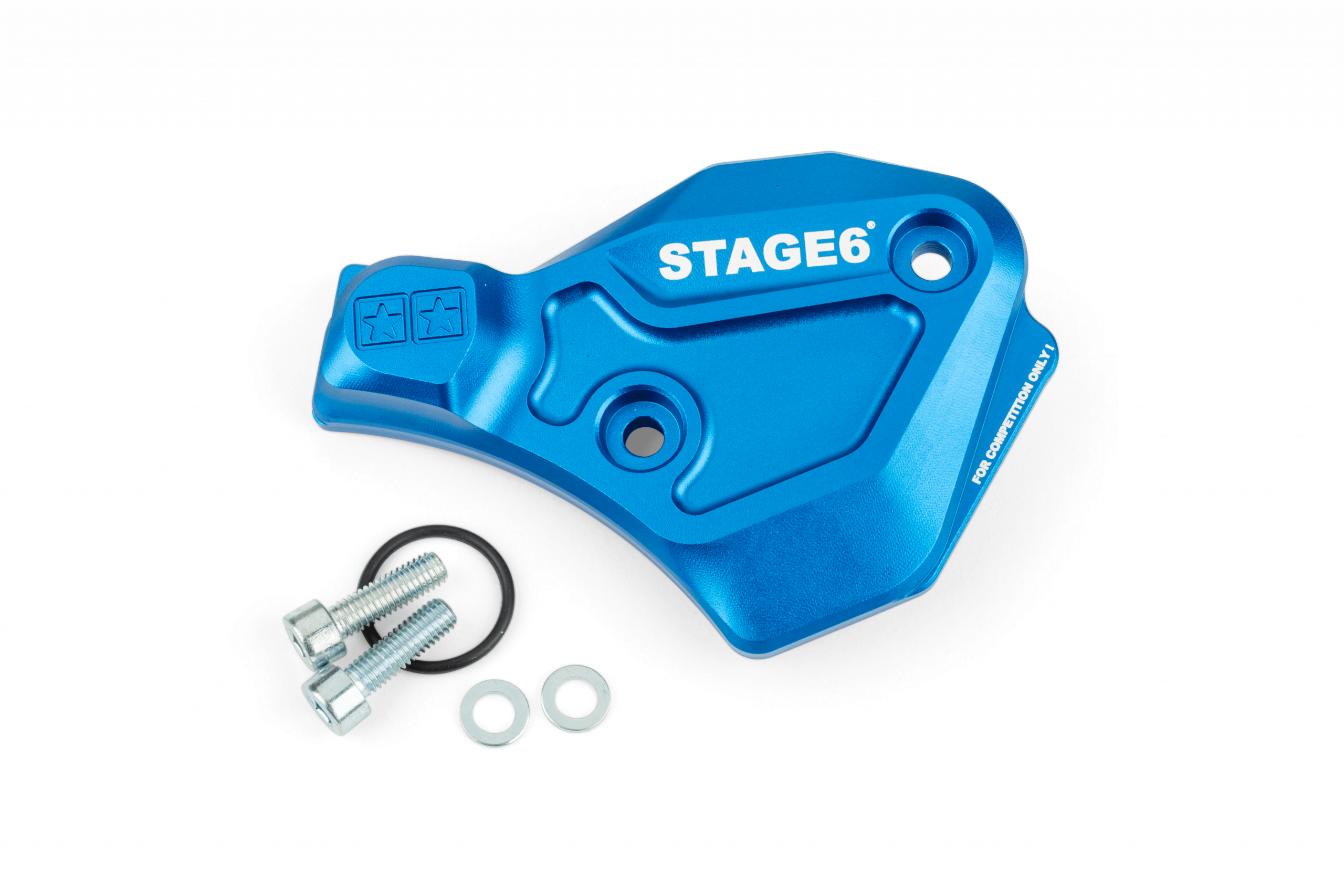 Ölpumpendeckel AM6 Stage6 Alu blau