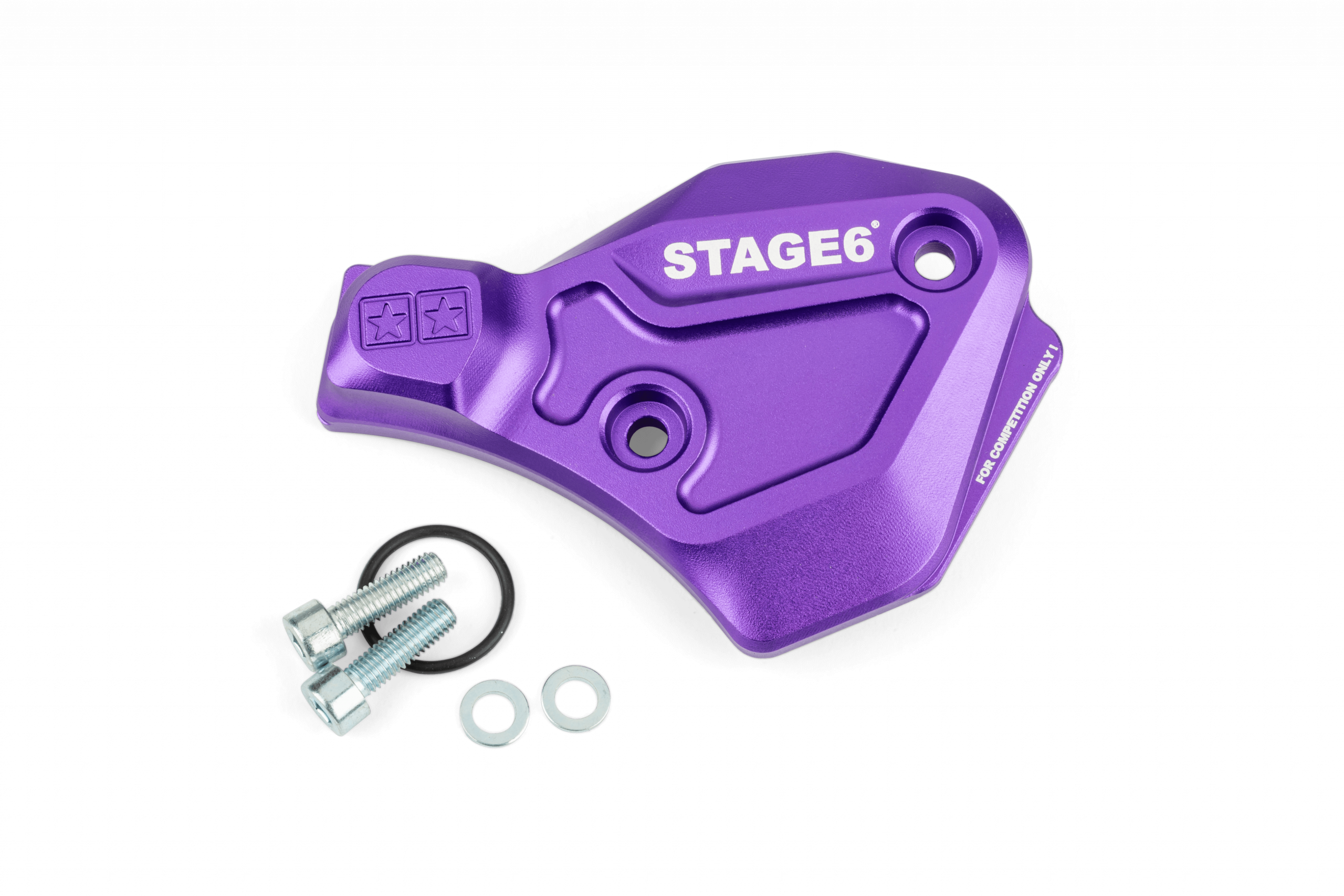 Ölpumpendeckel AM6 Stage6 Alu lila