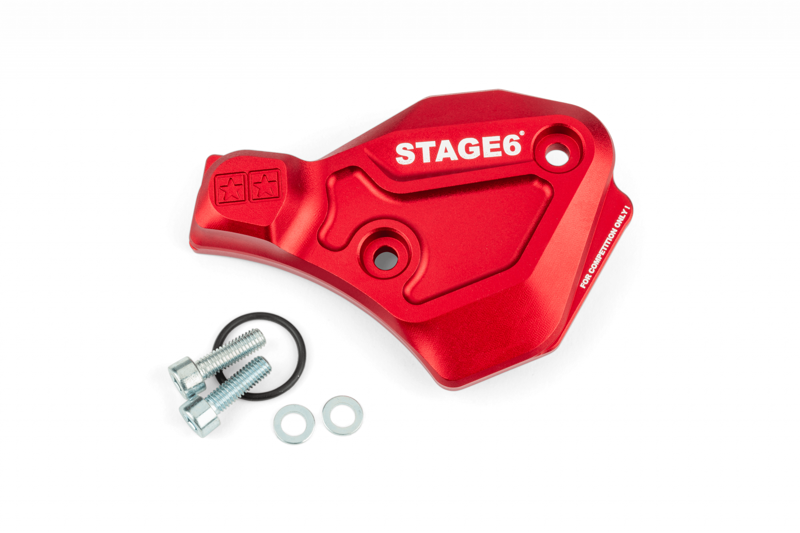 Ölpumpendeckel AM6 Stage6 Alu rot