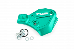 Ölpumpendeckel AM6 Stage6 Alu türkis
